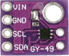 MAX44009 Ambient Light Sensor I2C Digital Output Module Development Board Module 