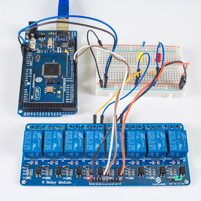 5V 1/2/8 channel relay board module pour arduino raspberry pi relais