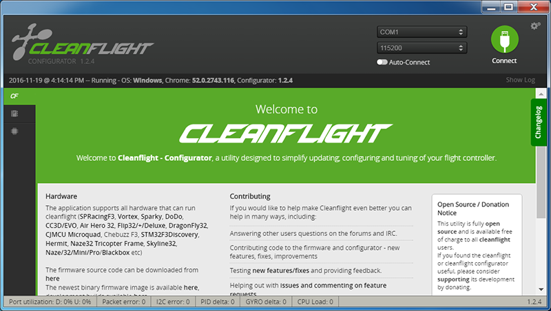 cleanflight firmware hex file