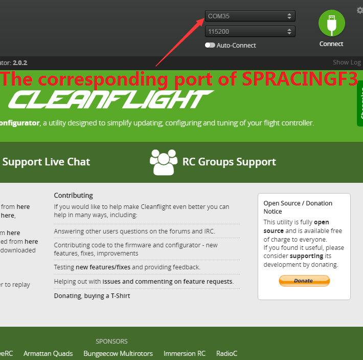how to install cleanflight firmware